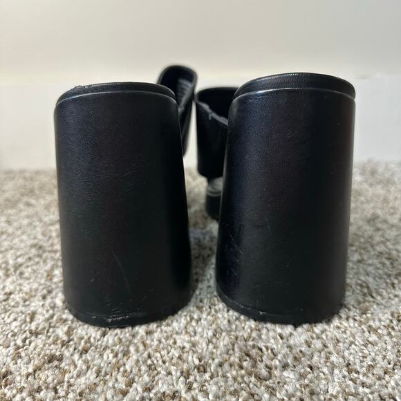 STEVE MADDEN Women's Vicky Chunky Block Heel Sandals Size 9.5M In Black - Picture 3 of 7